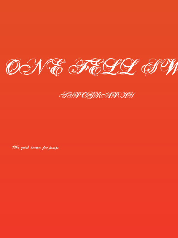 One Fell Swoop Poster