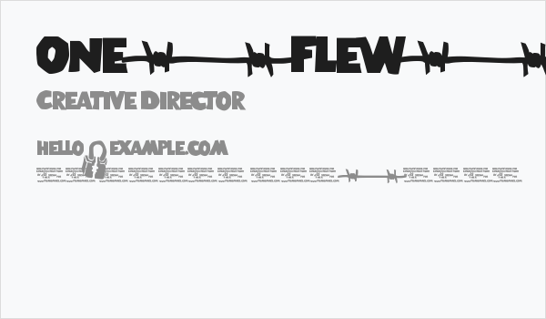 One-Flew-Over-The-Cuckoo-s-Nest Business Card