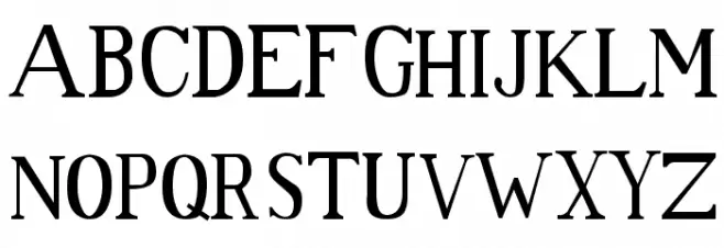 One Forty Seven Schriftart Groß