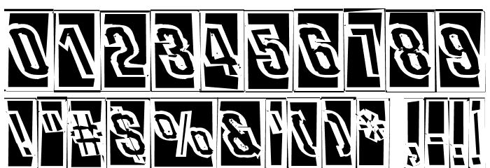 One Hit Wonder Font OTHER CHARS