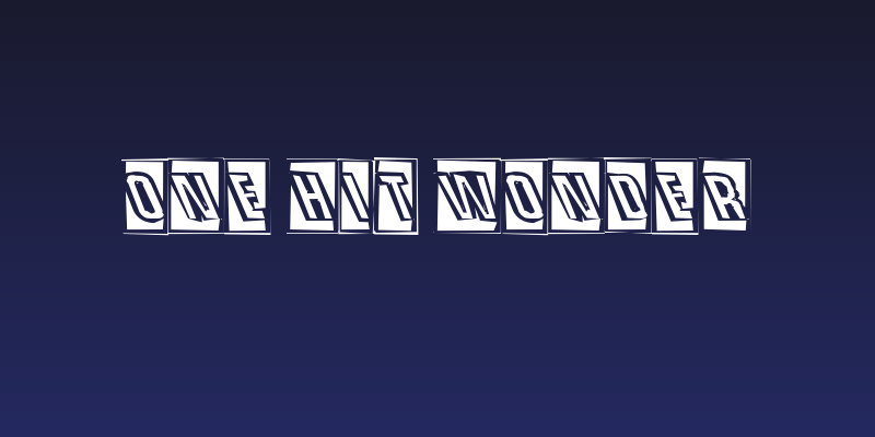 One Hit Wonder Social Header