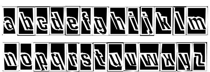 One Hit Wonder Font LOWERCASE