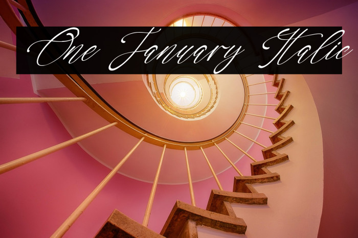 One January Italic Example 1