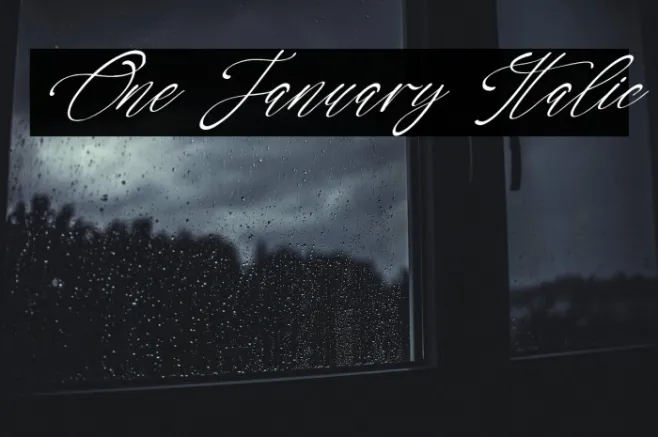 One January Italic Example 2