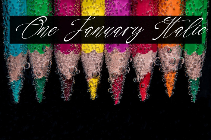 One January Italic Example 3