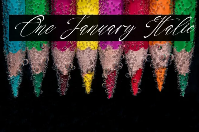One January Italic Example 3