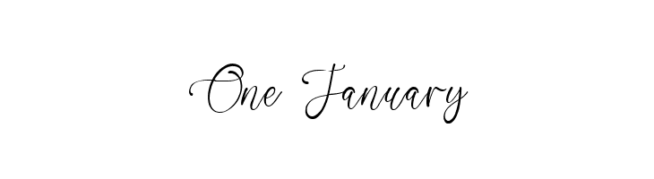 One January  Fuentes Gratis Descargar