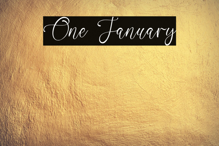 One January Example 2