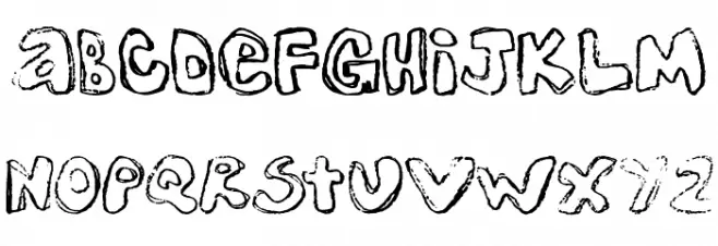 One Lousy Bottom Schriftart Groß