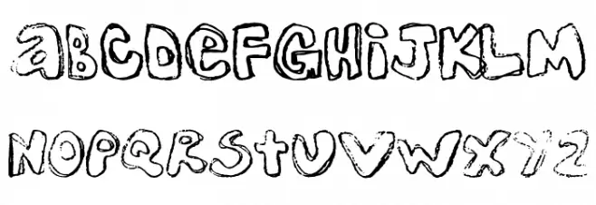 One Lousy Bottom Font LOWERCASE