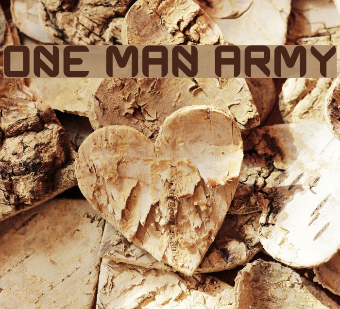 One Man Army Example 2