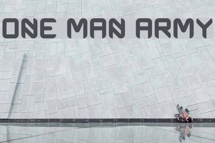 One Man Army Example 3