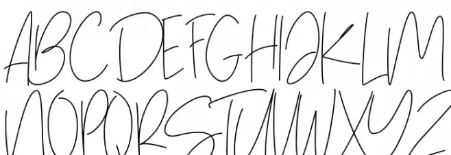 One Mith Script Polices MAJUSCULES