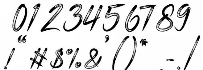 One Piece Font OTHER CHARS