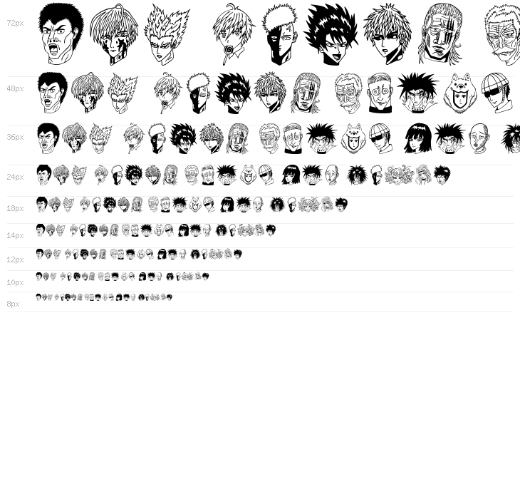 One Punch Man Painting Waterfall