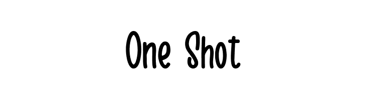 One Shot  font caratteri gratis