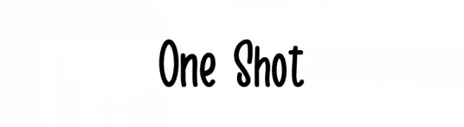 One Shot  Frei Schriftart Herunterladen