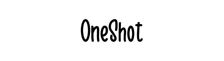 One Shot  Скачать бесплатные шрифты