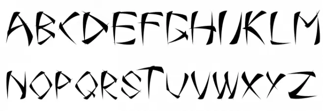 One-Smear Шрифта ВЕРХНИЙ