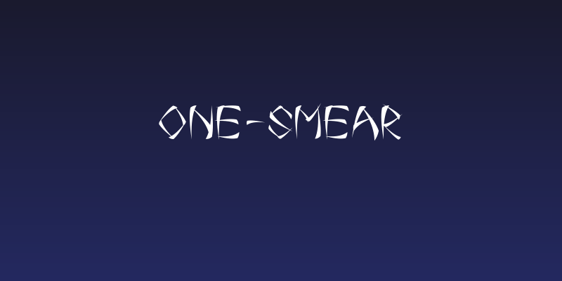 One-Smear Social Header