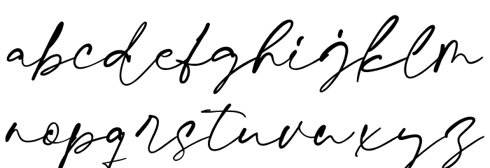 One Thousand Font LOWERCASE