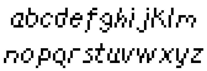 One Time NBP Regular Font LOWERCASE
