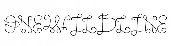 One Wild Line  Free Fonts Download