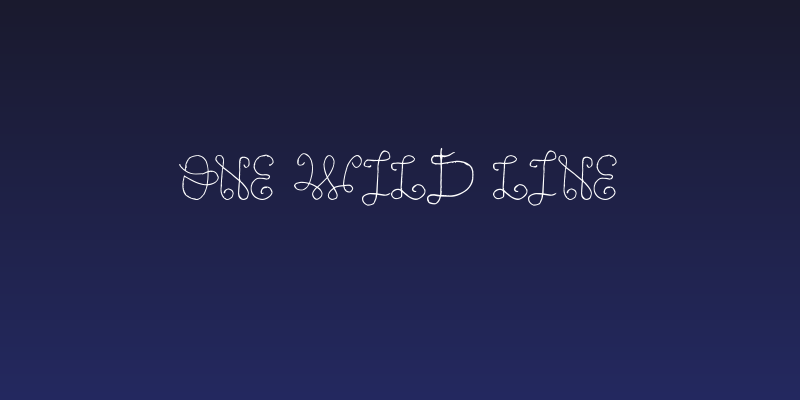 One Wild Line Social Header