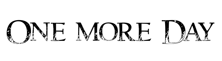 One more Day  Frei Schriftart Herunterladen