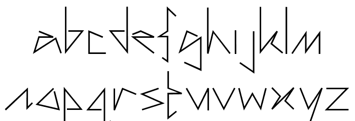 One Font LOWERCASE