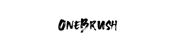 OneBrush  नि: शुल्क फ़ॉन्ट्स डाउनलोड