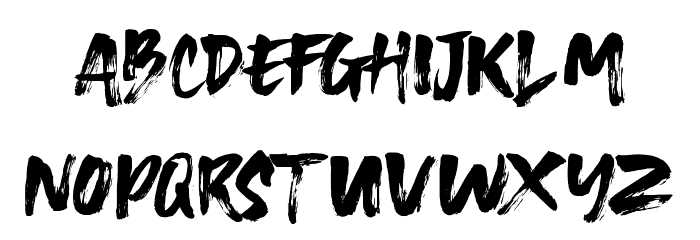 OneBrush Font OTHER CHARS
