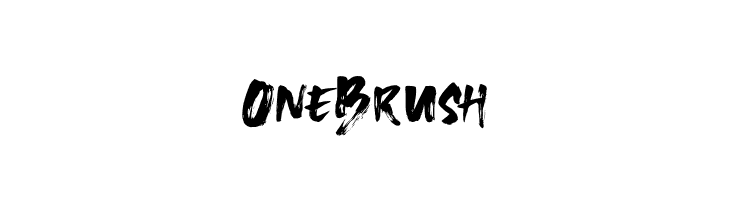 OneBrush  नि: शुल्क फ़ॉन्ट्स डाउनलोड