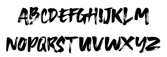 OneBrush Шрифта ВЕРХНИЙ