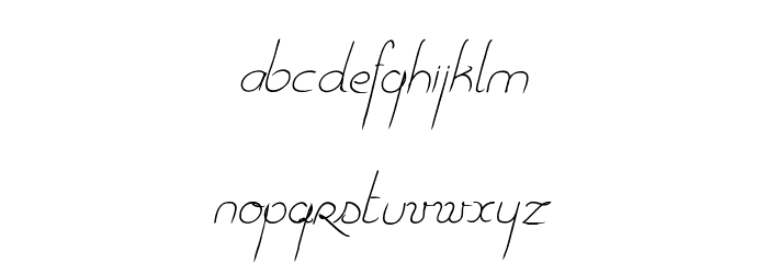 OneDayBeforeRain Font LOWERCASE