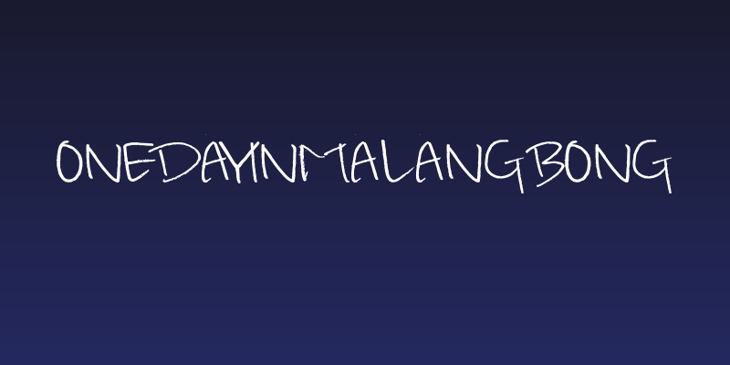 OneDayinMalangbong Social Header