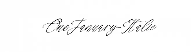 OneJanuary-Italic 