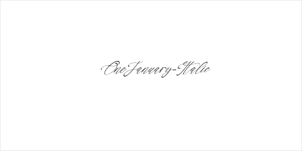 OneJanuary-Italic Logo