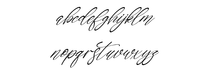 OneJanuary-Italic Schriftart Kleinbuchstaben
