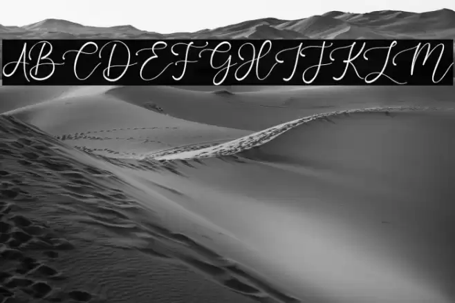 OneJanuary Font examples