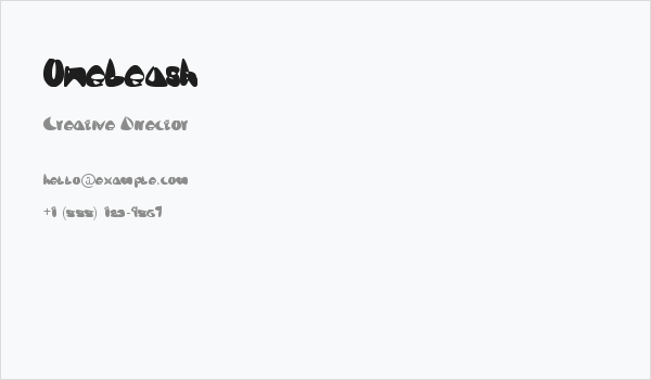 OneLeash Business Card