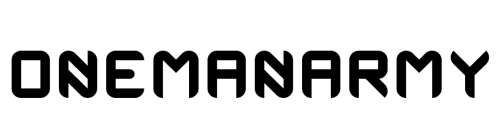 OneManArmy Font