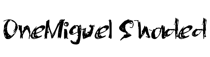 OneMiguel Shaded  لخطوط تنزيل