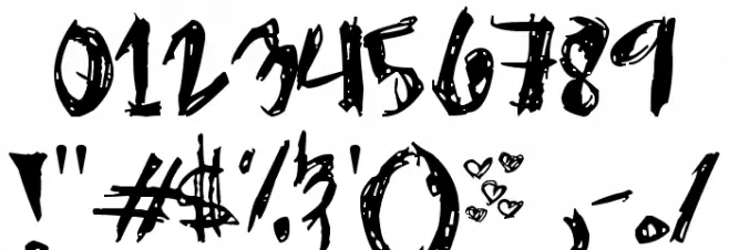 OneMiguel Shaded Font OTHER CHARS