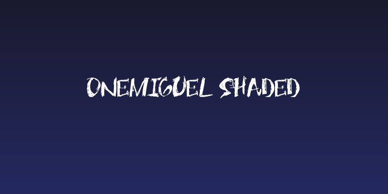 OneMiguel Shaded Social Header