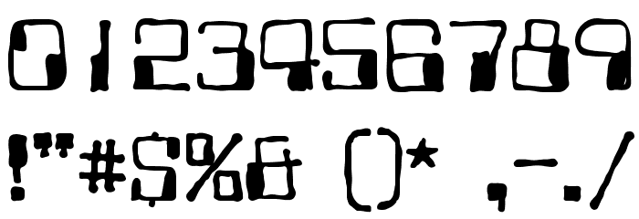 OneNation-Regular Font OTHER CHARS