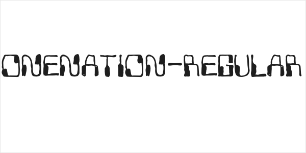OneNation-Regular Logo