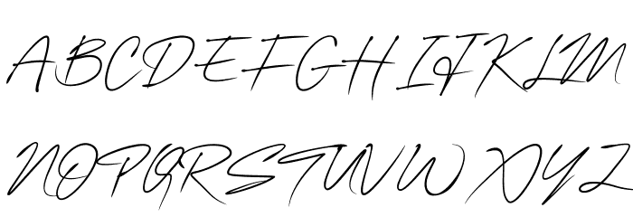 OneSignature Font OTHER CHARS
