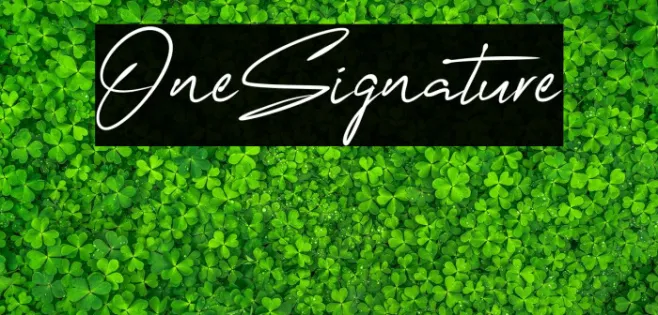 OneSignature Example 1