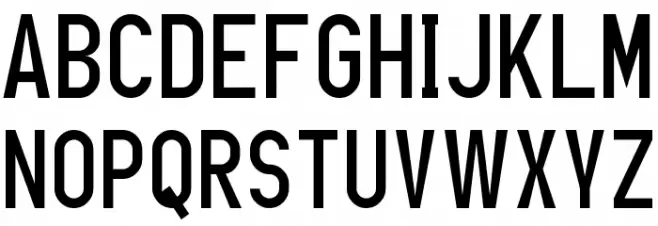 OneSlot Anderthalb フォント 大文字